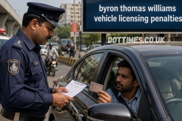 Byron Thomas Williams Vehicle Licensing Penalties