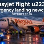easyjet flight u2238 emergency landing newcastle